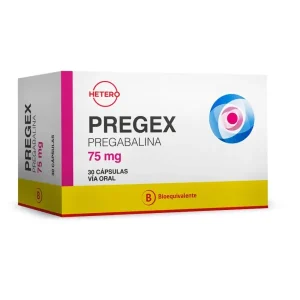 PREGEX 75 mg 30 CAP (PREGABALINA) BE