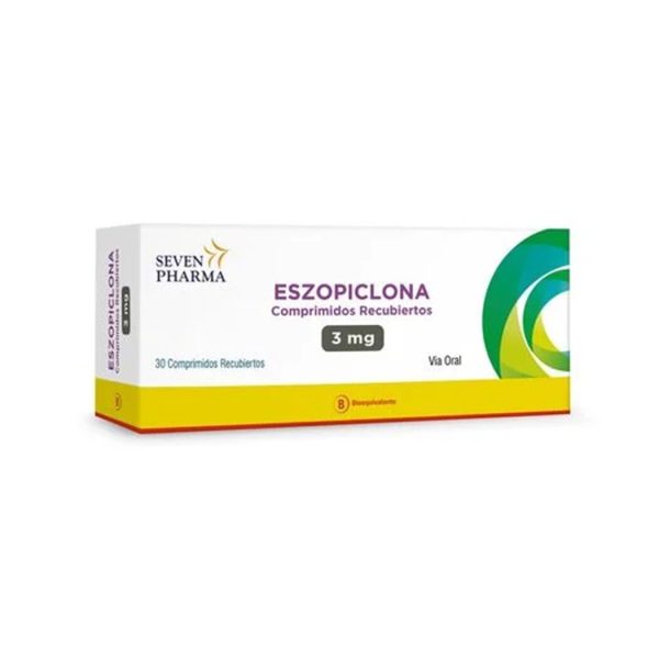 ESZOPICLONA 3 MG 30 COMP REC BE