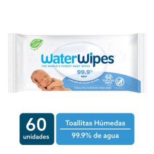 TOALLITAS HUMEDAS TROPICAL 99 % AGUA 60 UDS