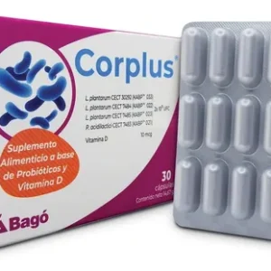 CORPLUS SUPLEMENTO ALIMENTICIO A BASE PROBIOTICOS Y VITAMINA D