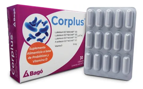 CORPLUS SUPLEMENTO ALIMENTICIO A BASE PROBIOTICOS Y VITAMINA D