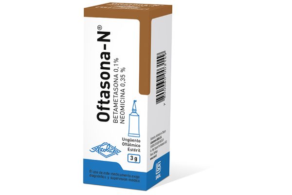 OFTASONA-N (BETAMETASONA 0.1% NEOMICINA 0.35%) UNG OFT 3 GR