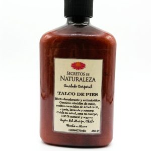TALCO DE PIES DESODORANTE 250 g Secretos de naturaleza