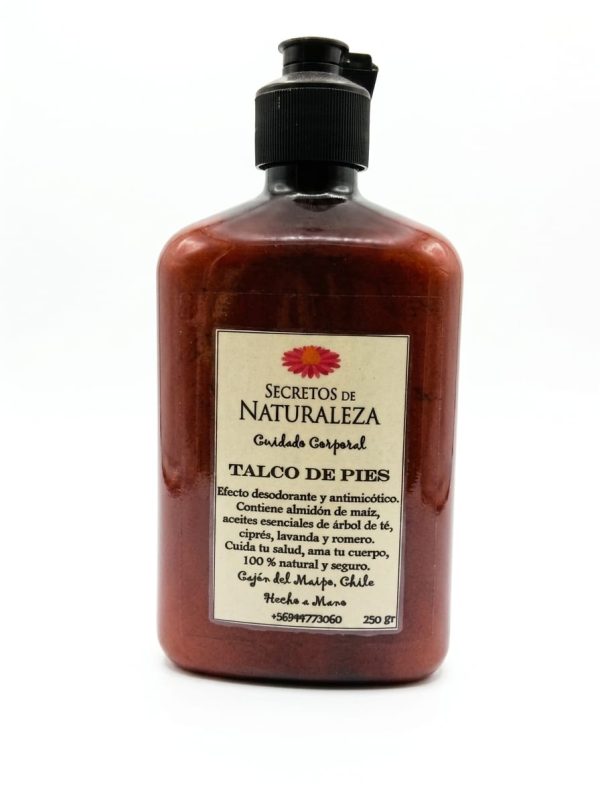 TALCO DE PIES DESODORANTE 250 g Secretos de naturaleza