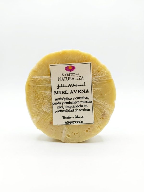JABON ARTESANAL MIEL AVENA