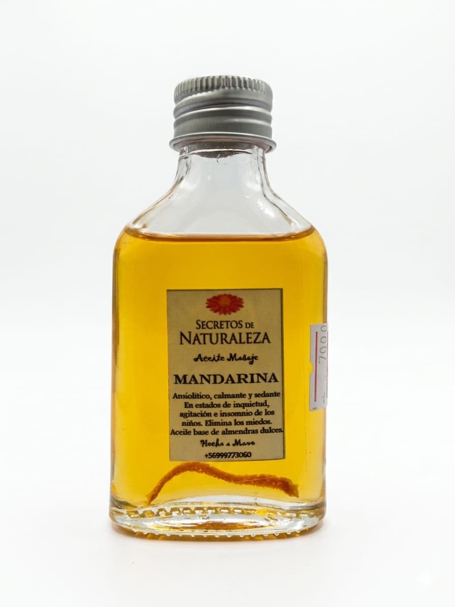 ACEITE DE MASAJE MANDARINA 50 ml: imagen 1