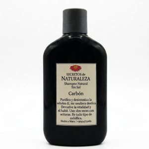 SHAMPOO NATURAL SIN SAL CARBÓN 250 ml