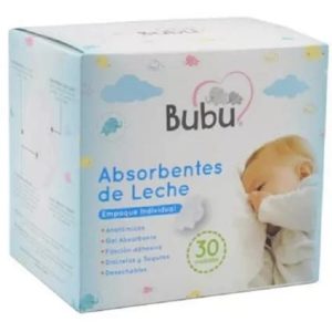 BUBU ABSORBENTE ANATOMICO LECHE X 30 Unidades