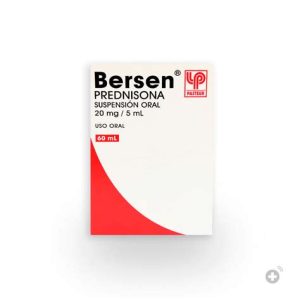 BERSEN (PREDNISONA) 20 MG/5 ML 60 ML SOR