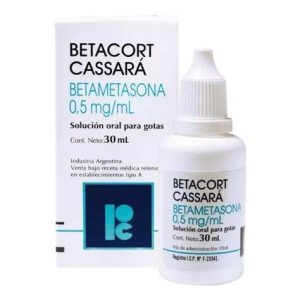 BETACORT (BETAMETASONA) 0,5 MG/ ML 30 ML GTS