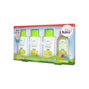 SET DE LIMPIEZA BUBU SHAMPOO EMULSIONADO COLONIA GREEN 3 125 ML