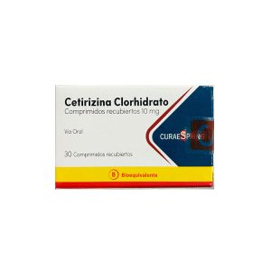 CETIRIZINA CLORHIDRATO 10 mg 30 COM REC