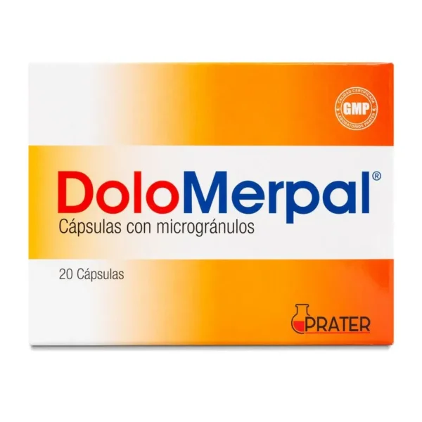 DOLOMERPAL® 20 Capsulas con Microgramos (DICLOFENACO/ VIT B1-B6-B12)