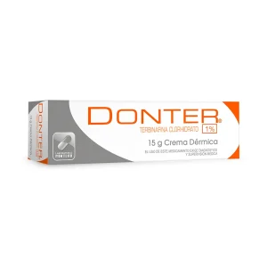 DONTER 1 % CREMA DERMICA 15 g (TERBINAFINA CLORHIDRATO)
