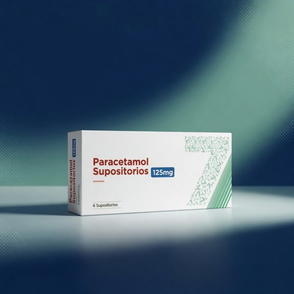 PARACETAMOL 125 mg 6 SUPOSITORIOS