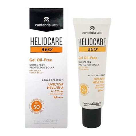 PROTECTOR SOLAR GEL OIL FREE 360 TOQUE SECO  SPF50 HELIOCARE 50 ML
