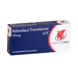 KETOROLACO 10 mg 10 Comprimidos Recubiertos