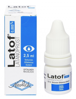 LATOF SP (LATANOPROST 0.05 MG ) SOL OFT  0.005% 2.5 ML