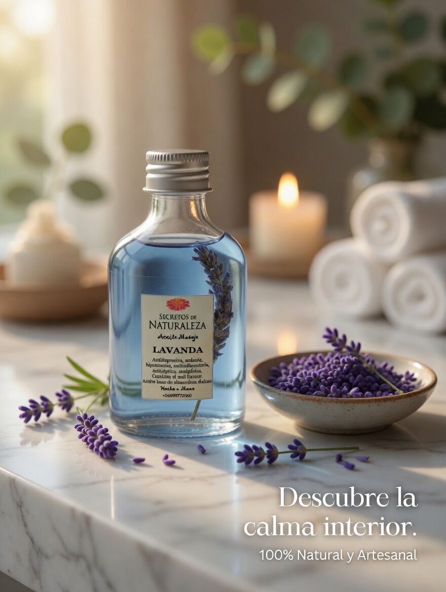 ACEITE DE MASAJE LAVANDA 50 ml: imagen 1