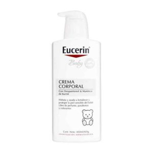 EUCERIN BABY CREMA CORPORAL 400 ml/ 401 g (DEXPANTENOL Y MANTECA DE KARITÉ)
