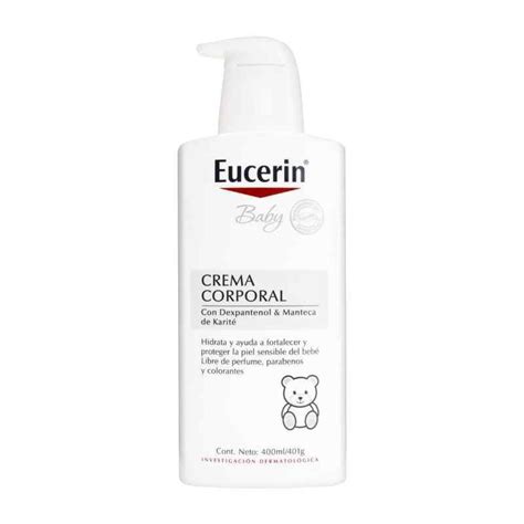 EUCERIN BABY CREMA CORPORAL 400 ml/ 401 g (DEXPANTENOL Y MANTECA DE KARITÉ)