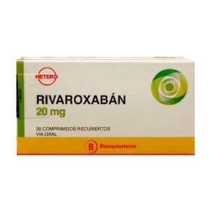 RIVAXORED® 20 mg 30 Comprimidos Recubiertos (RIVAROXABAN)