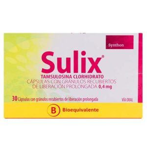 SULIX 0.4 MG 30 CAPS LP (TAMSULOSINA)