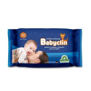 BABYCLIN CARE TOALLITAS HUMEDAS HIPOALERGENICAS 50 UDS