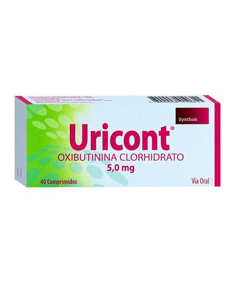 URICONT 5 MG 40 COMP (OXIBUTININA)