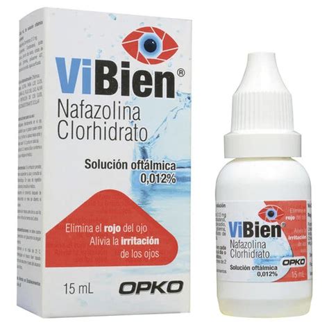 VIBIEN 0.012 % SOL OFT 15 ml (NAFAZOLINA CLORHIDRATO) BE