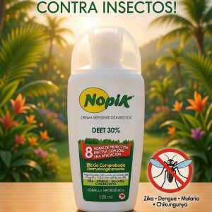 NOPIK REPELENTE DEET 30% CREMA 120G
