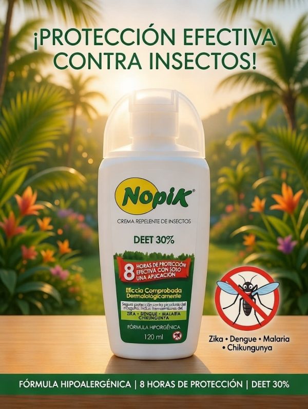 NOPIK REPELENTE DEET 30% CREMA 120G