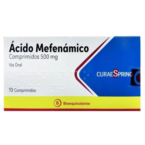 ACIDO MEFENAMICO 500 mg 10 Comprimidos