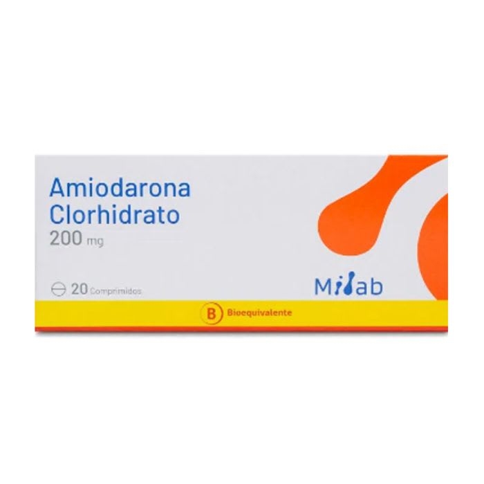 AMIODARONA 200 mg 20 Comprimidos: imagen 1