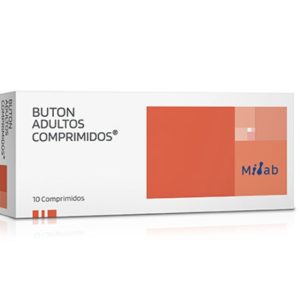 BUTON® ADULTO 0.5 mg / 40 mg 10 Comprimidos (ATROPINA / PAPAVERINA)