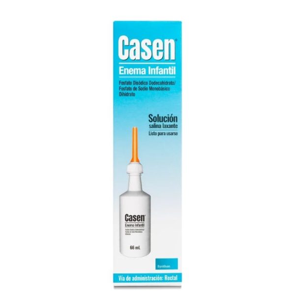 CASEN® ENEMA INFANTIL 66mL solución salina laxante rectal