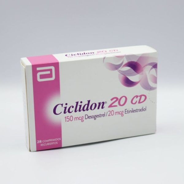 CICLIDON® 20 CD 0.150mcg/20mcg 28 Comprimidos Recubiertos (DESOGESTREL/ ETINILESTRADIOL)