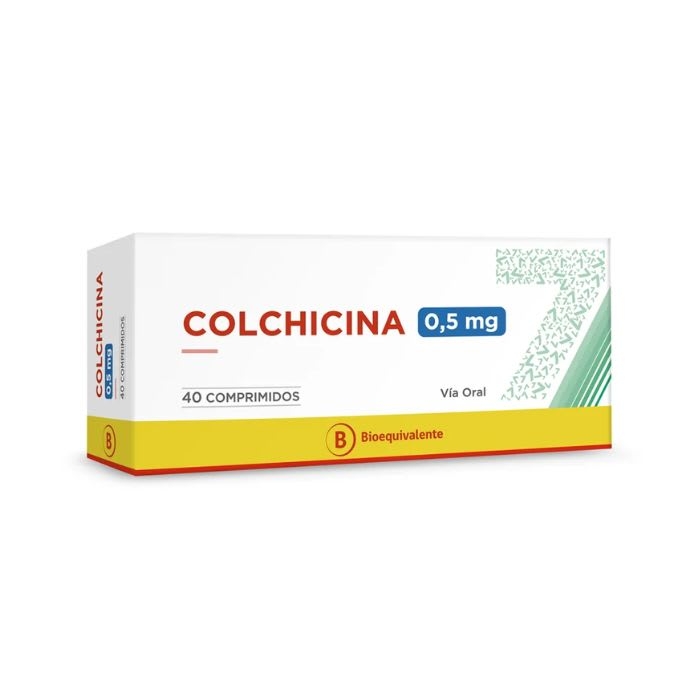 COLCHICINA 40 Comprimidos 0.5 mg: imagen 1