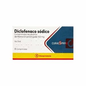 DICLOFENACO SODICO 100 mg 8 Comprimidos