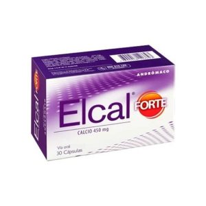 Elcal®  FORTE 450mg 30 Capsulas (CALCIO)
