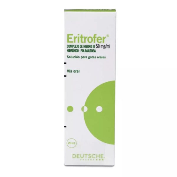 ERITROFER Complejo de Hierro III 50 mg/mL. Gotas