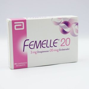 FEMELLE 20 3mg/20mcg 28 Comprimidos (DROSPIRENONA/ ETINILESTRADIOL)