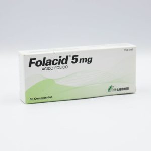 FOLACID 5 mg 30 COM (ACIDO FOLICO)