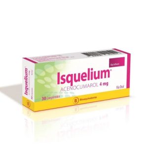 ISQUELIUM® 4mg 30 Comprimidos (ACENOCUMAROL)