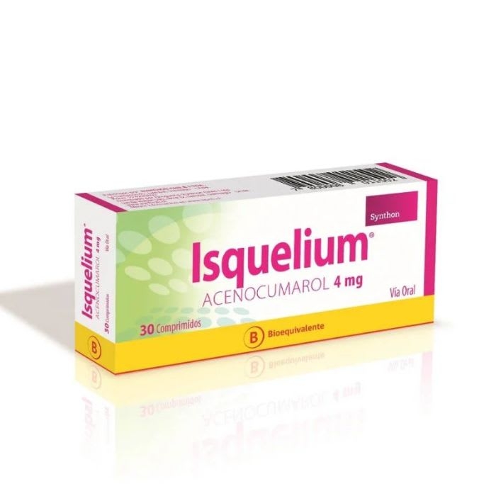 ISQUELIUM® 4mg 30 Comprimidos (ACENOCUMAROL): imagen 1