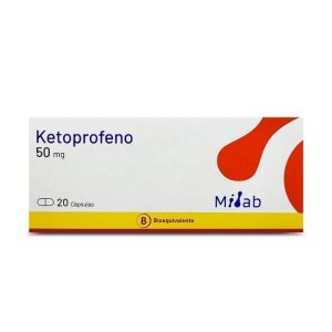 KETOPROFENO 50 mg 20 Capsulas
