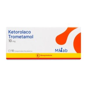 KETOROLACO 10 mg 10 Comprimidos Recubiertos