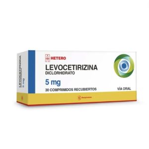 LEVOCETIRICINA 5 mg 30 Comprimidos Recubiertos