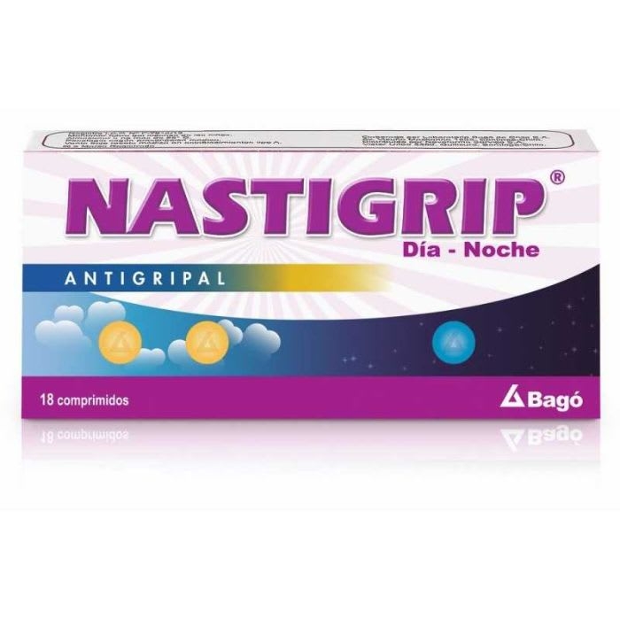 NASTIGRIP® 18 Comprimidos  (PARAC./ CAF./ CLORF.): imagen 1