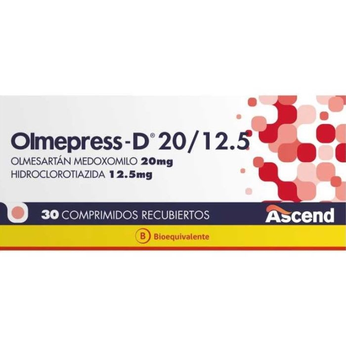 OLMEPRESS D (OLMESARTAN/ HIDROCLOROTIAZIDA): imagen 1